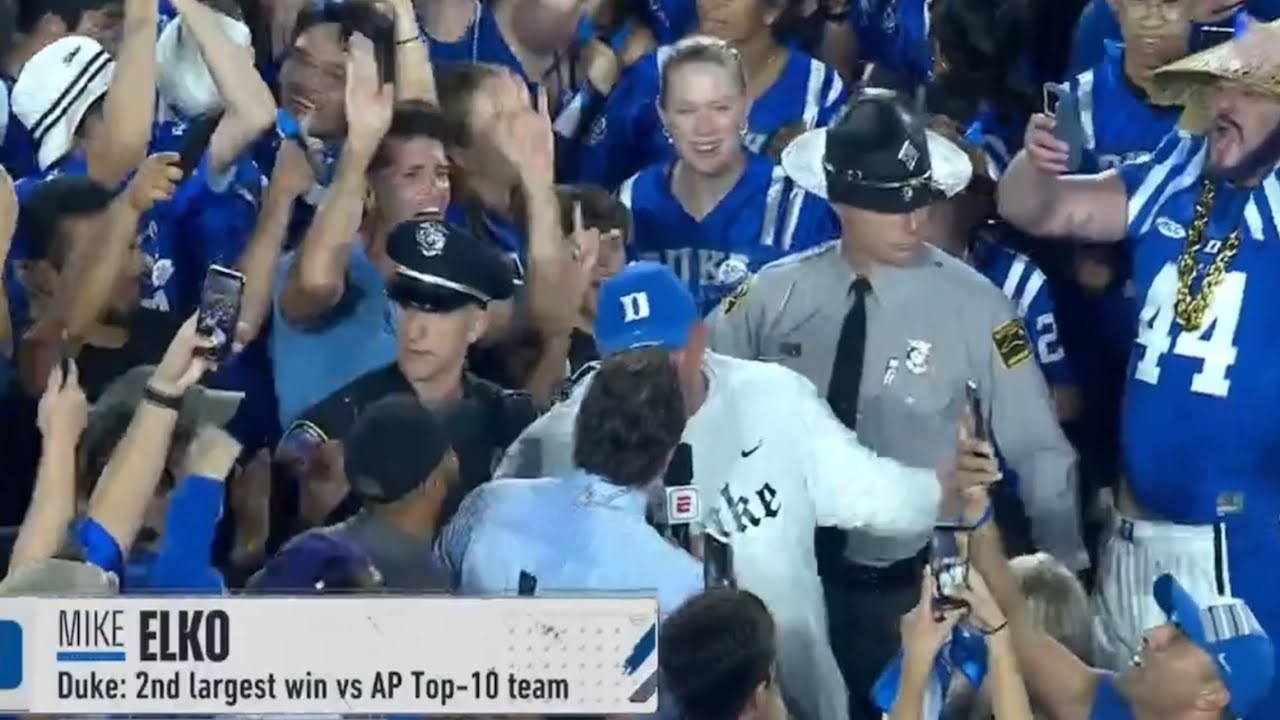 Duke Upsets Clemson Mike Elko ESPN Postgame Interview | 2023 College Football