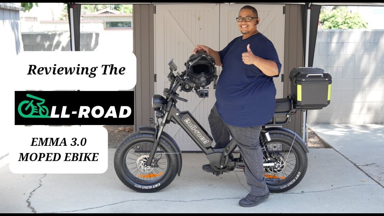 The 40Mph Roll-Road Emma 3.0 Moped E Bike Test & Review
