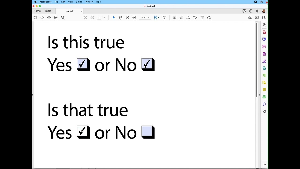 Creating Interactive Check Boxes
