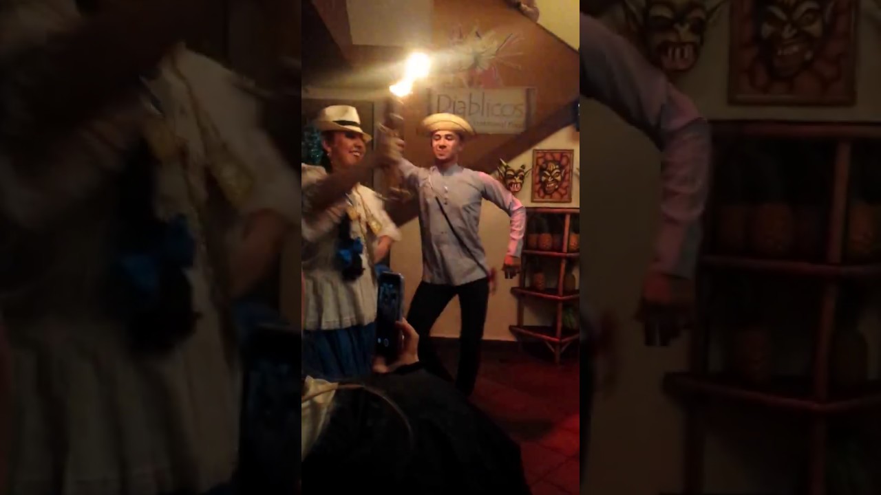 Typical Panamanian Dance at Diablicos Restaurant in Casco Viejo, Panama City, Panama