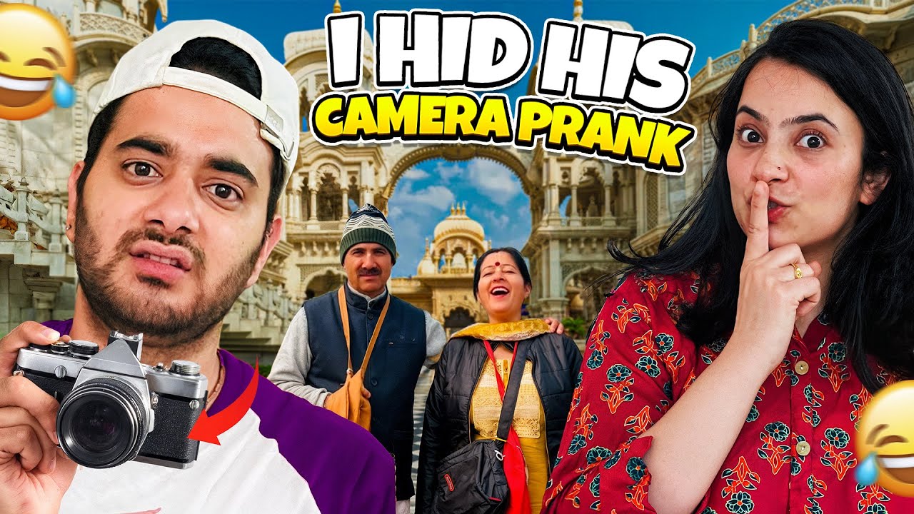 I hid my Brother’s Camera😂!! Family trip to BARSANA!!