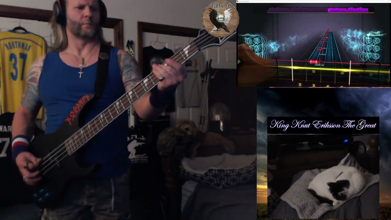 Sabaton - Lightning At The Gates {Northman Cover}{Bass Guitar v1} 100% {Please See Details Below}