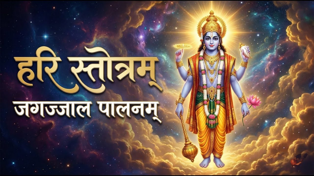हरि स्तोत्रम् | जगज्जाल पालनम् | भगवान विष्णु की दिव्य स्तुति | श्री आदि शंकराचार्य