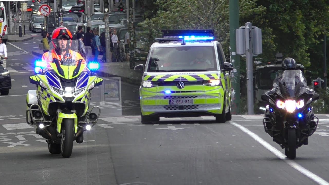 Brandweer, Ambulance en [Onopvallende,] Politie[-ME]-[Begeleiding] met spoed in Brussel/Bruxelles!