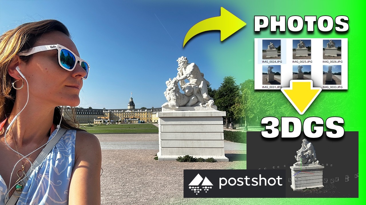 From Photos to 3D Gaussian Splatting with PostShot