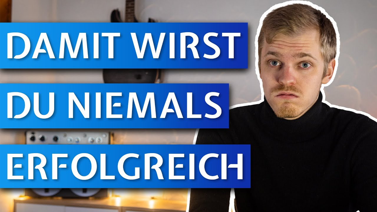 Achtung, Mindset-Fehler: Top 3 Fehler, die Musiker jetzt vermeiden sollten!