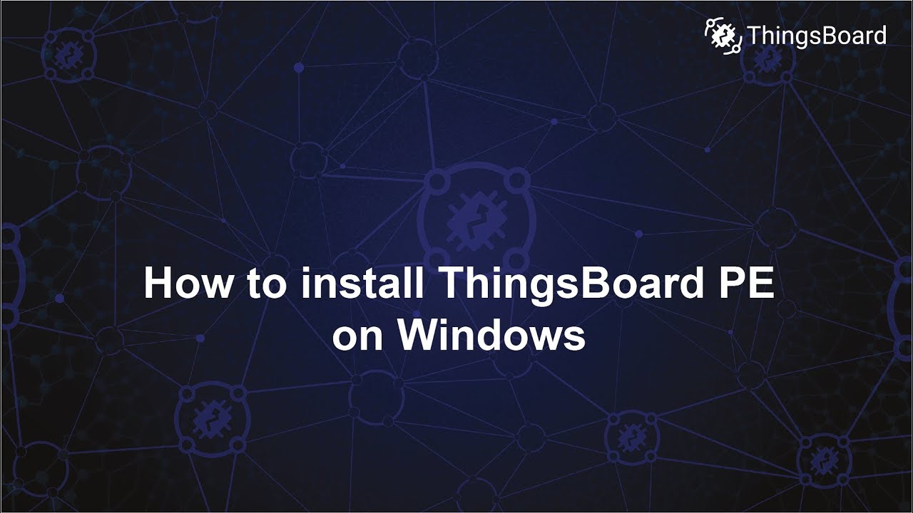 Как установить ThingsBoard Professional edition на компьютер с Windows?