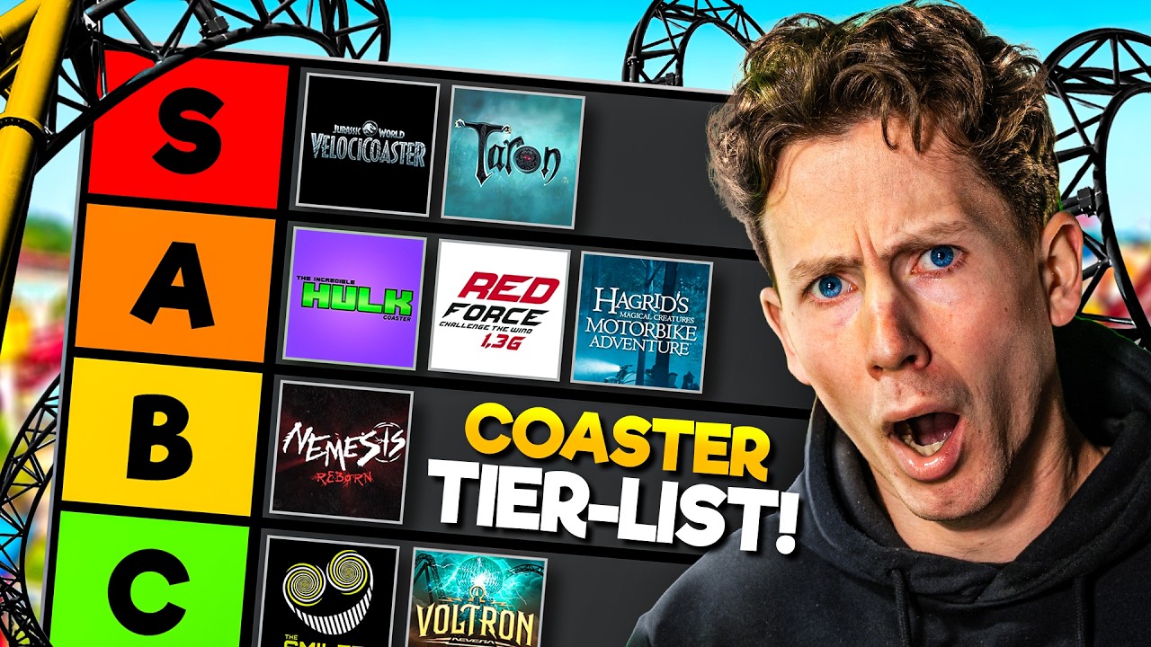 My Top ROLLER COASTER TIER LIST! (2026)