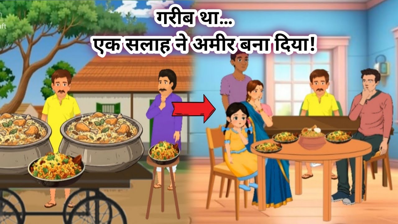 गरीबी से अमीरी तक का सफर | दिल छू लेने वाली कहानी | moral story @ATIanimation #viral #cartoon 