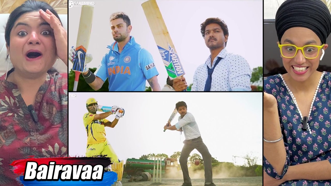 Bairavaa Power-packed Cricket Face-off🔥Scene REACTION | Thalapathy Vijay