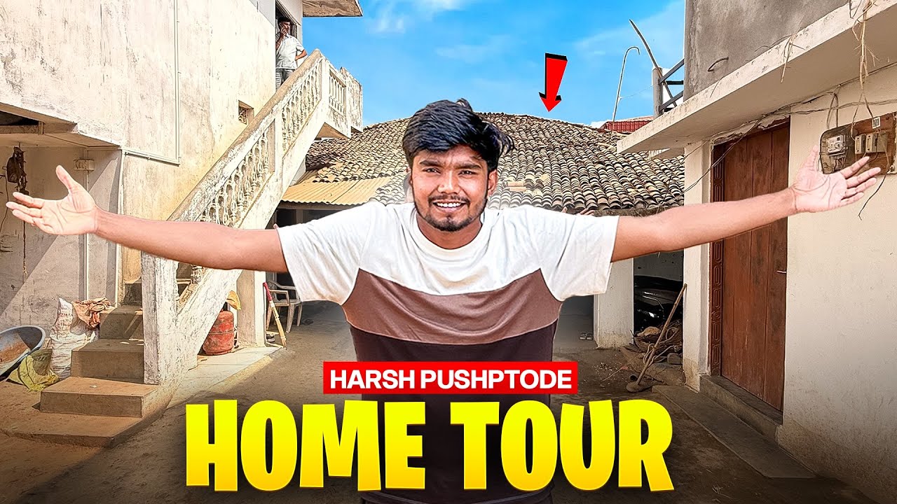 Ye hai mera ghar 🏡 #harshpushptodevlog #hometour #harshpushptodekaghar #gaon #gaonkeghar #harsh 