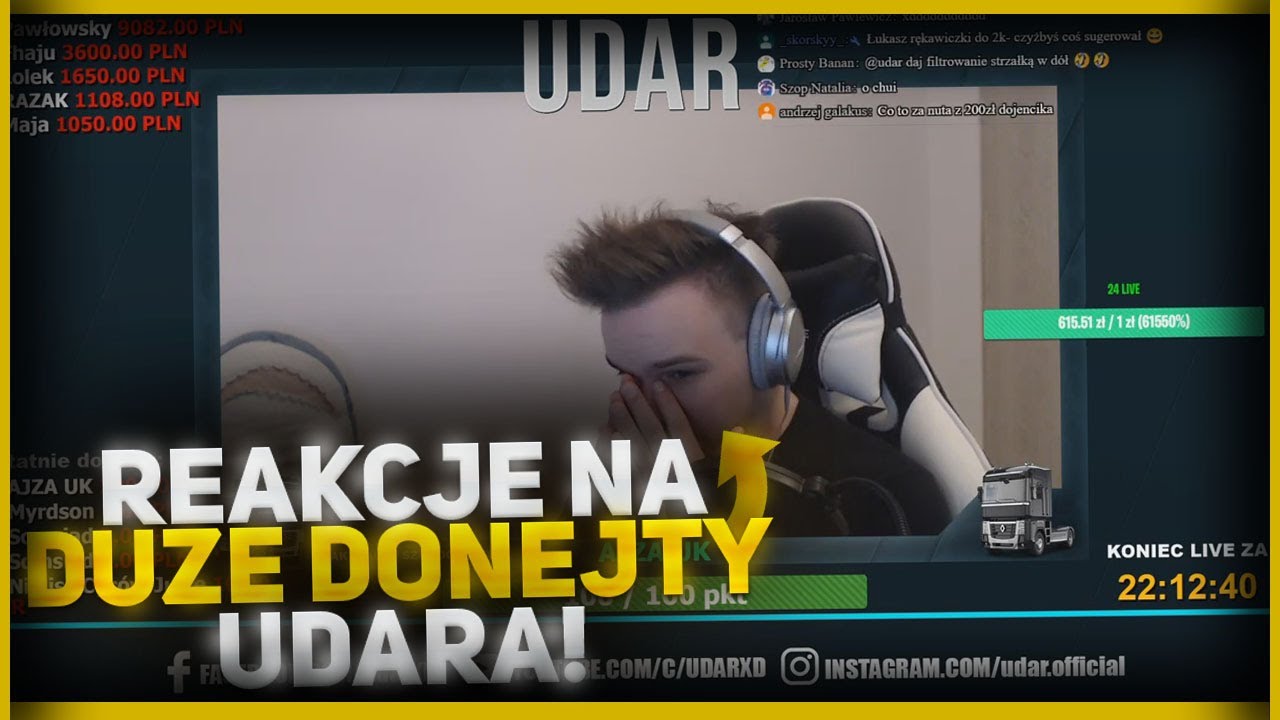 REAKCJE NA DUŻE DONEJTY UDARA! | CZĘŚĆ NR.II | BY KAPLICAYT | #UDARTEAM