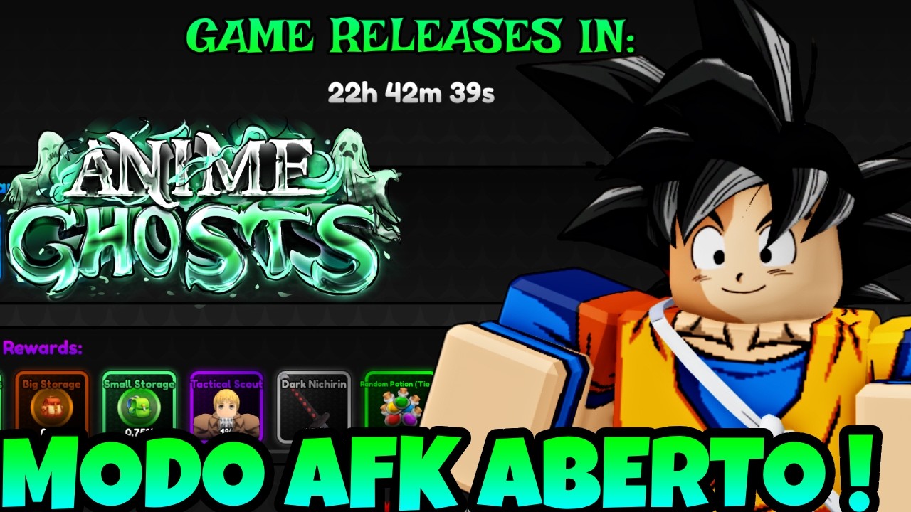 CORRE 🟢ANIME GHOSTS ABRIU !! 👻 PEGUE AS RECOMPENSAS ANTES QUE SEJA TARDE !