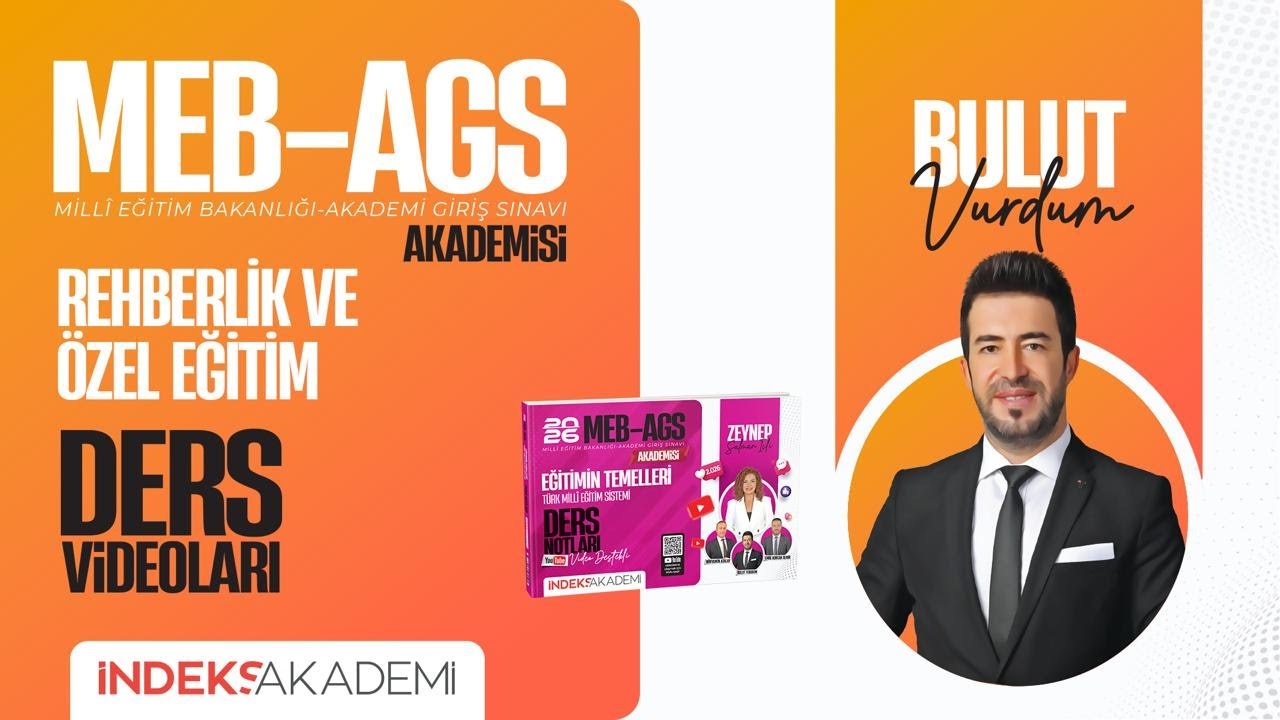 27- AGS - Rehberlik - Rehberlik Türleri - V - (Problem - Konu Alanları) - Bulut VURDUM