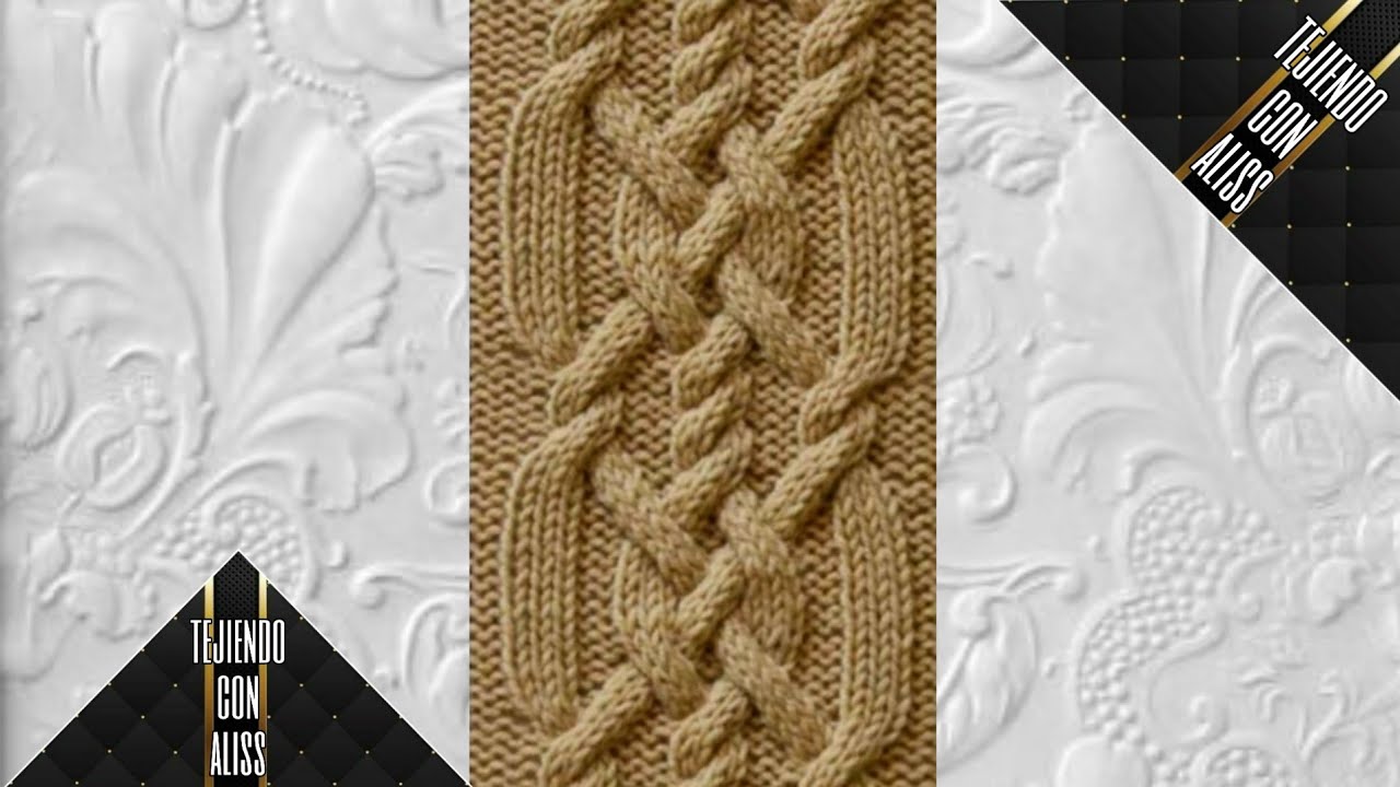 #230 - TEJIDO A DOS AGUJAS / knitting patterns / Alisson Aldave