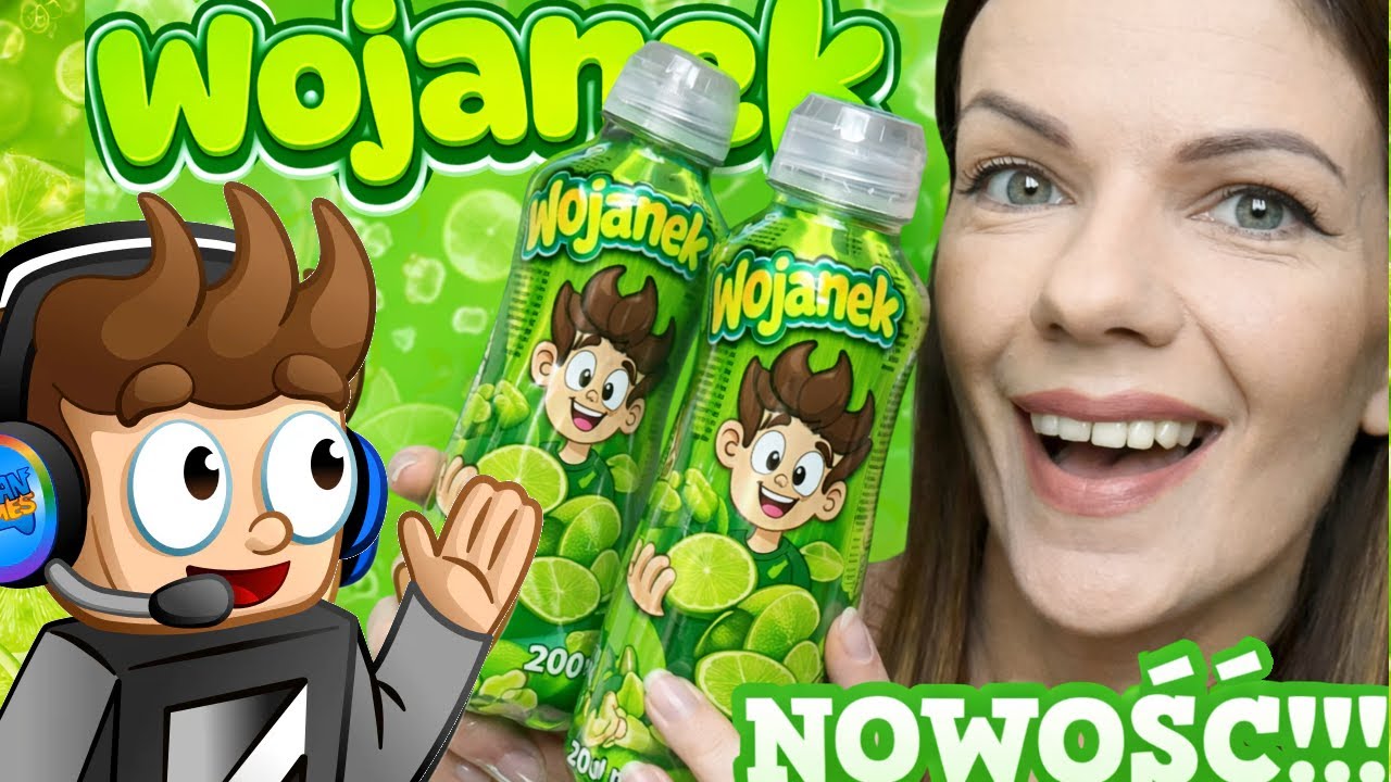 PIJ WOJANKA DO BIAŁEGO RANKA 😍 NOWY SMAK? - LIMONKA 🍋‍🟩 #wojan #wojanek #biedronka