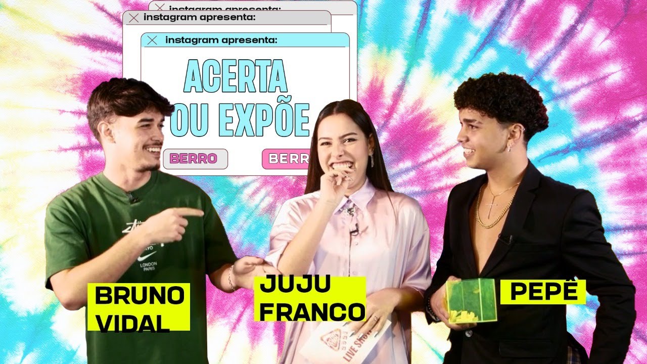 QUAL CASAL JUJU NÃO SHIPA? PEPÊ e VIDAL provam ser os maiores FOFOQUEIROS no ACERTA OU EXPÕE