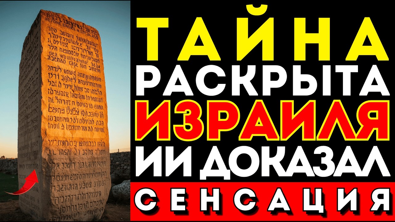 ИИ РАСШИФРОВАЛ 6 ДРЕВНИХ ПОСЛАНИЙ ИЗРАИЛЯ… Историки в шоке