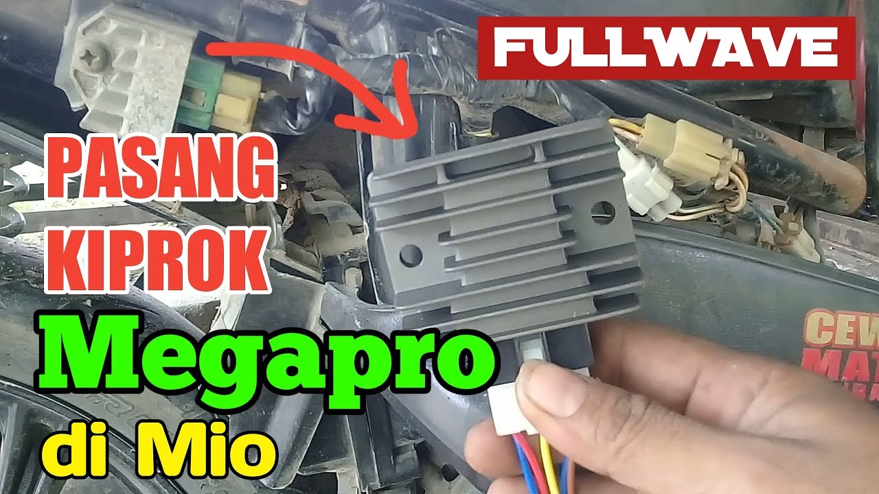 Cara merubah pengisian halfwave menjadi fullwave | pasang kiprok Megapro di Mio