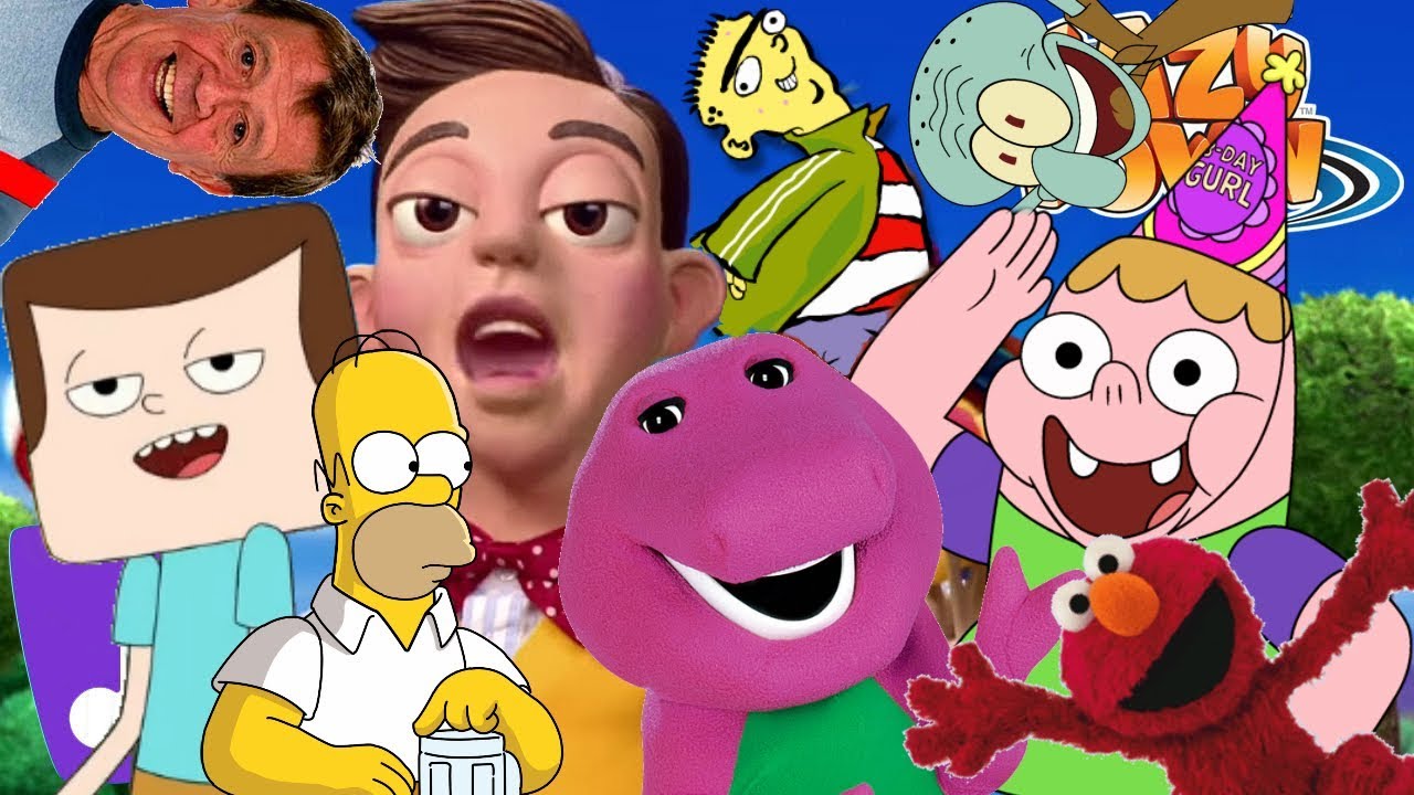 La canci&oacute;n MIO, pero cada vez que dice MIO cambia la voz a otro personaje diferente - Lazy Town