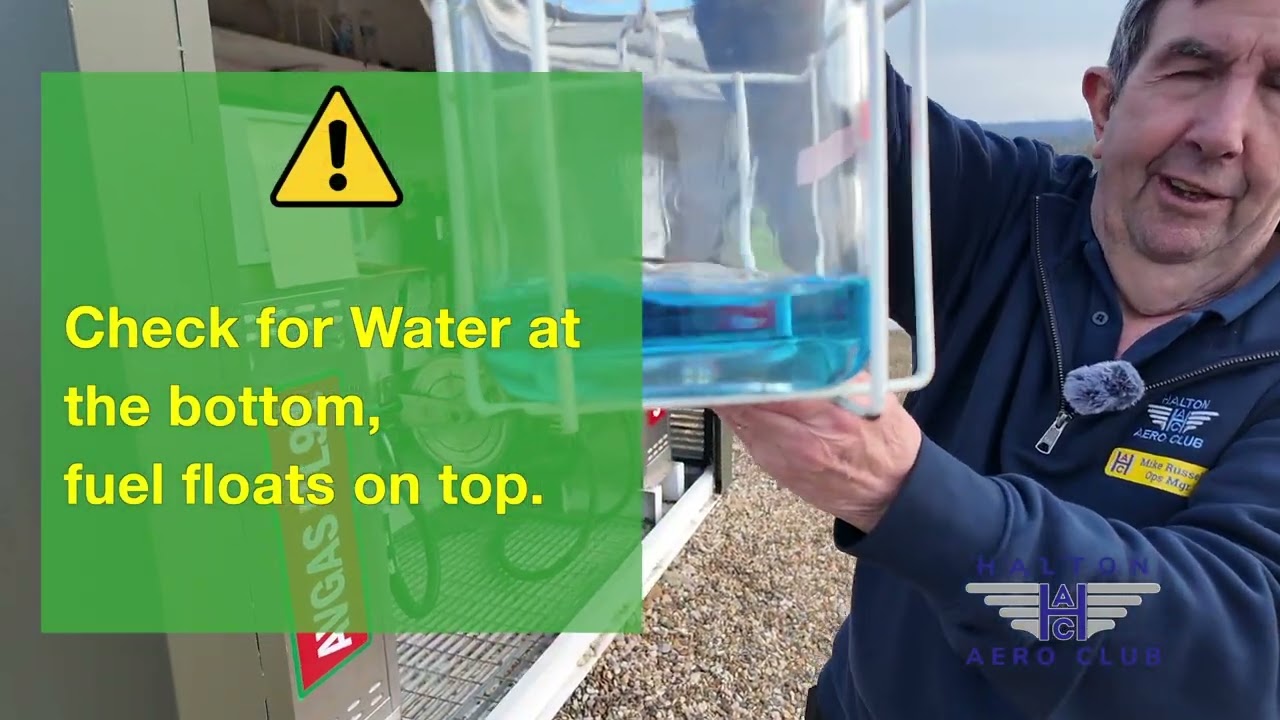Fuel Sampling for Aviation Safety | RAF Halton Aeroplane Club
