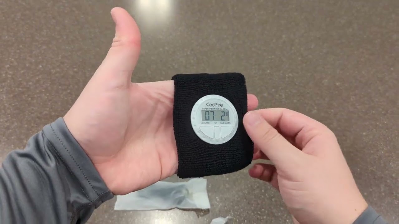 Watch Before Buying - Vibrating Alarm Clock Sweatband