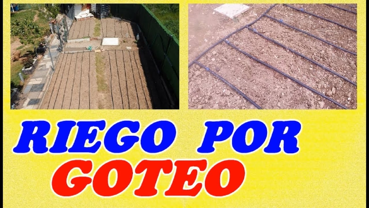 Instalación de Riego por Goteo en la Huerta // Todo Huerta y Jardín