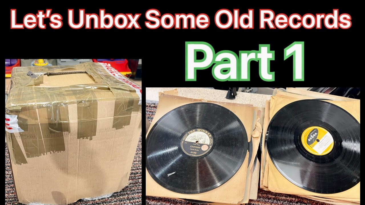 Let&rsquo;s Unbox Some Old Gramophone Records Part 1 @mrrgstuff