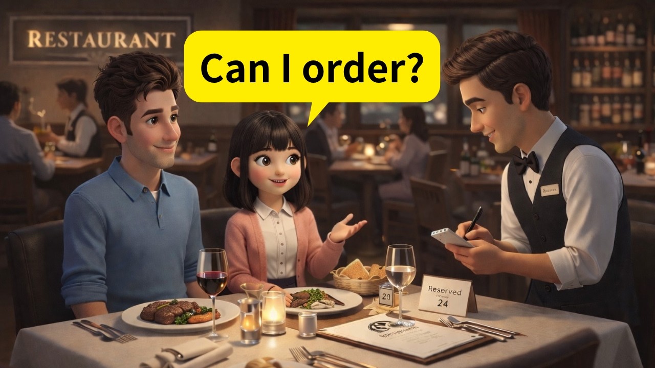 Restaurant Vocabulary - Slow and Easy English For Beginners