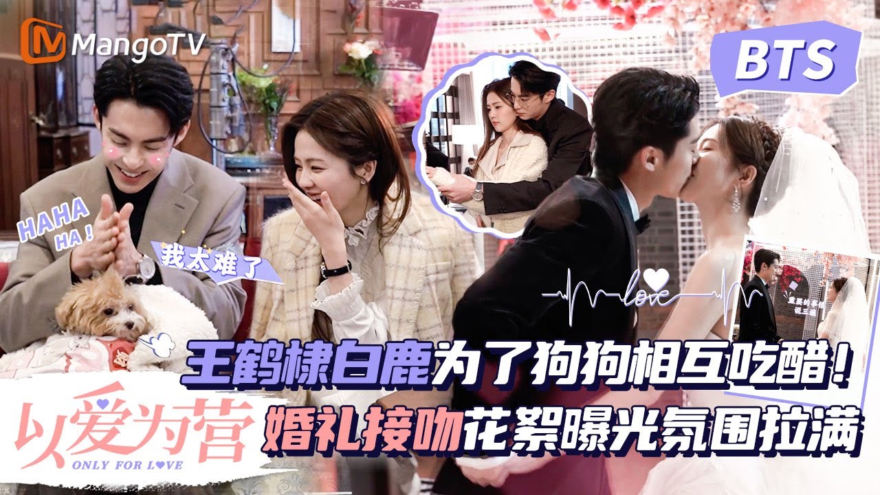 【BTS花絮】#王鹤棣#白鹿 为了狗狗相互吃醋！婚礼接吻花絮曝光氛围拉满《#以爱为营》BaiLu WangHedi #意宴万年｜Only For Love | MangoTV Drama