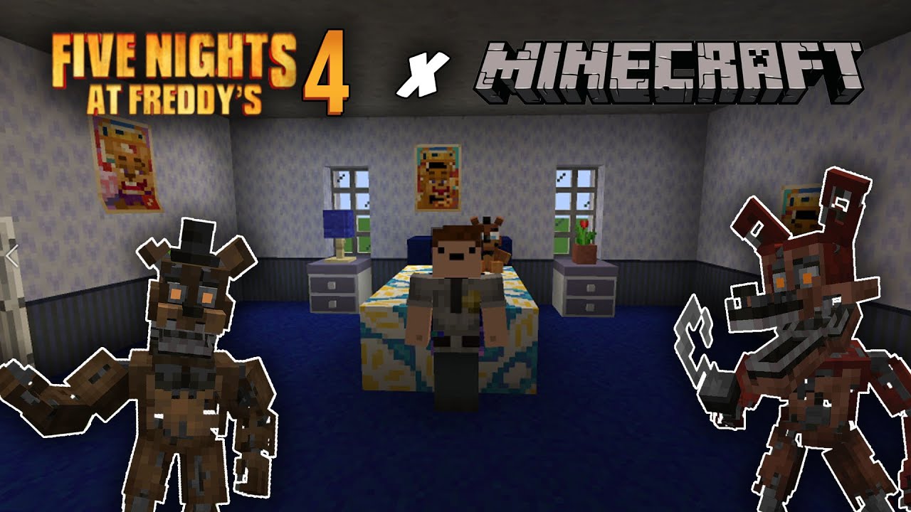 Building a CUSTOM FNAF 4 HOUSE in Minecraft!