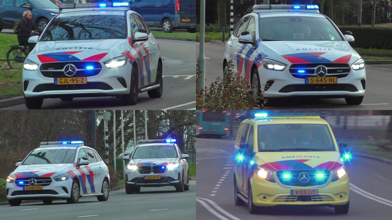 [ROL] Politie en ambulance met spoed in Arnhem | Dagcompilatie
