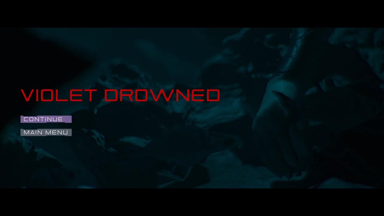 Code Violet Death Scene, VIOLET DROWNED