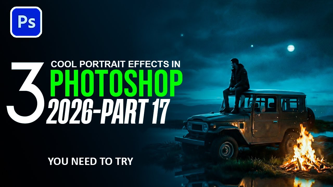 Try These 3 Portrait Effects Made with Just 2 Layers in Photoshop | Part 17