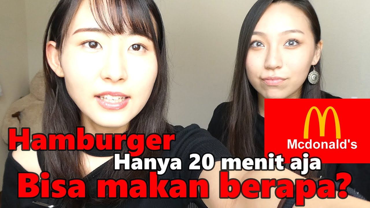 MUKBANG CEWEK JEPANG BISA MAKAN BURGER BERAPA ?