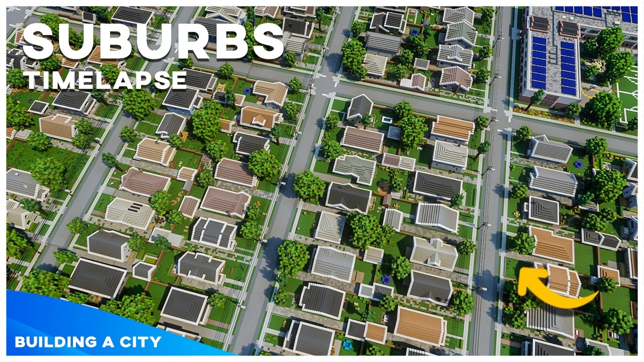 Expanding the Suburbs - Building A City #184 [Minecraft Timelapse]