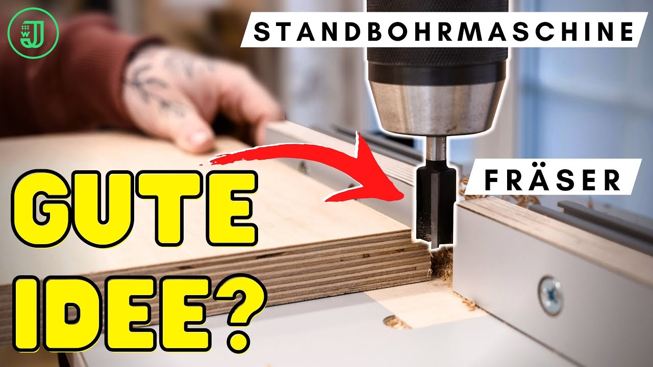 SO wird deine STANDBOHRMASCHINE zur FRÄSE! | Jonas Winkler