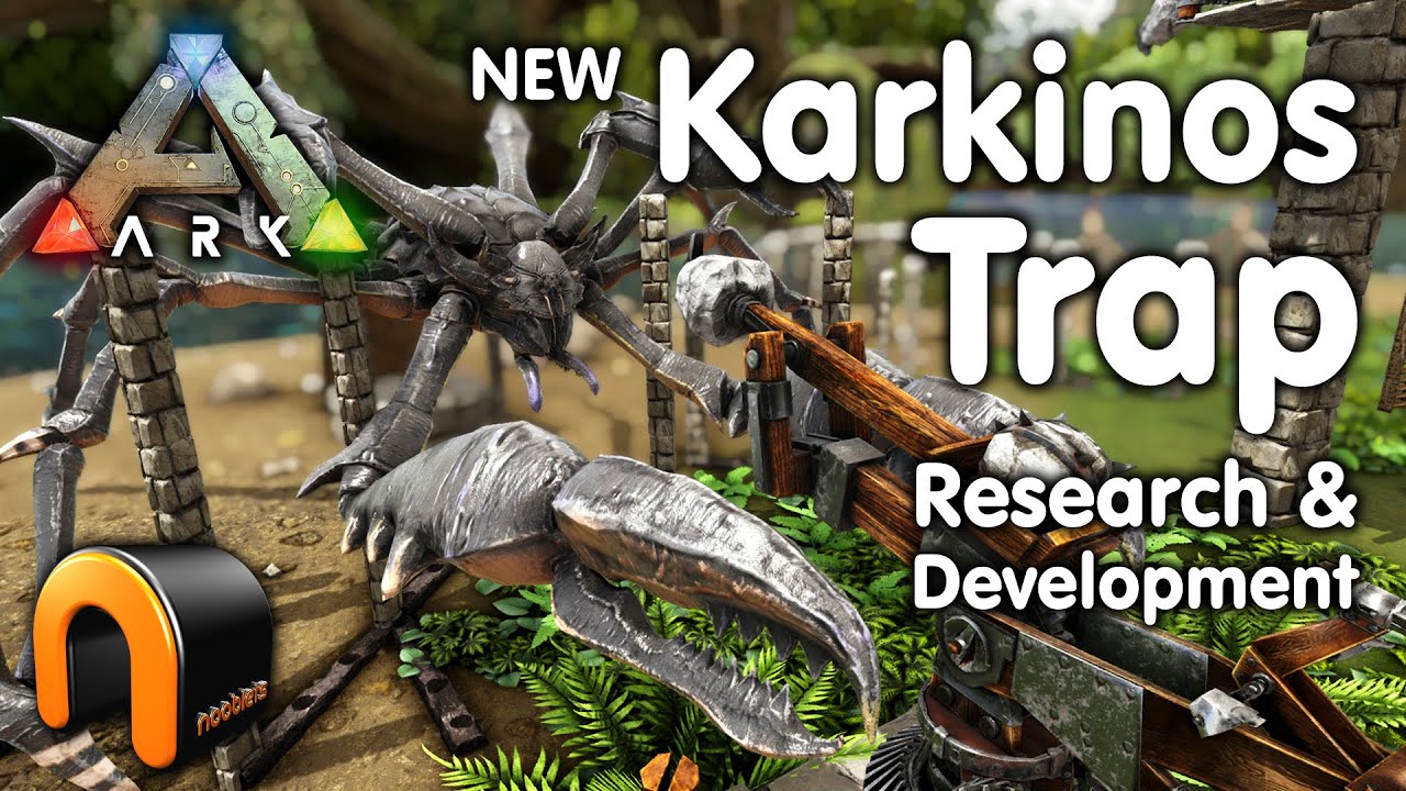 Ark NEW KARKINOS TAMING TRAP R&D (Giant Crab) #ARK, #Karkinos,