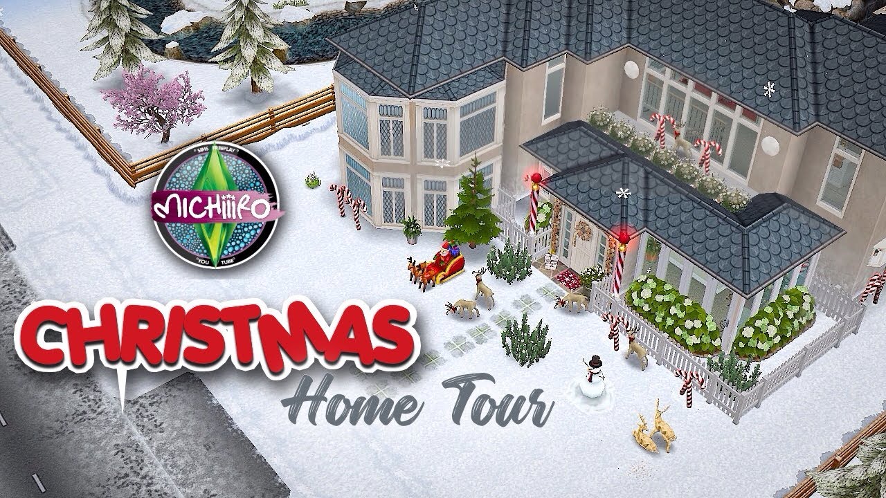 2024 Christmas Home Tour | The Sims Freeplay | Cozy Traditional Christmas decor