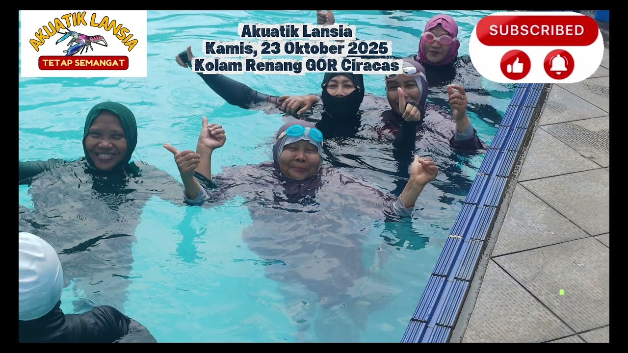 Lansia Anti Galau: Temukan Kembali Kegembiraan di Kolam Renang. #akuatik #lansia #senamair 