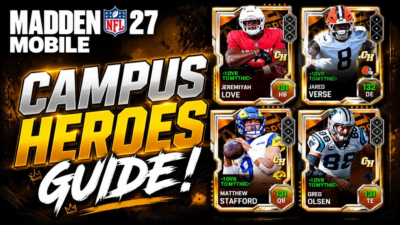 DO THIS NOW! CLAIM A FREE EPIC SELECT CAMPUS HEROES PLAYER! CAMPUS HEROES GUIDE! - Madden Mobile 27