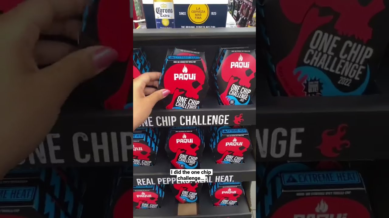 I DID THE ONE CHIP CHALLENGE! #shorts #onechipchallenge #spicy