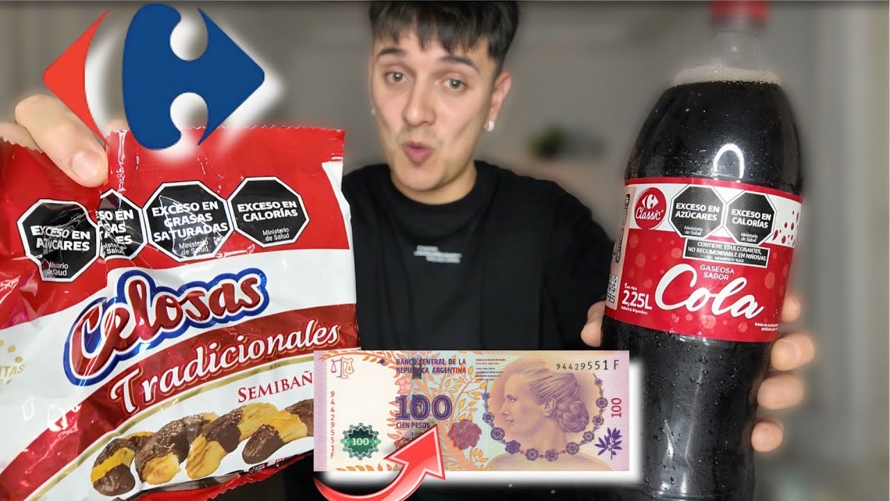 24HS COMIENDO LO MÁS BARATO DE CARREFOUR 