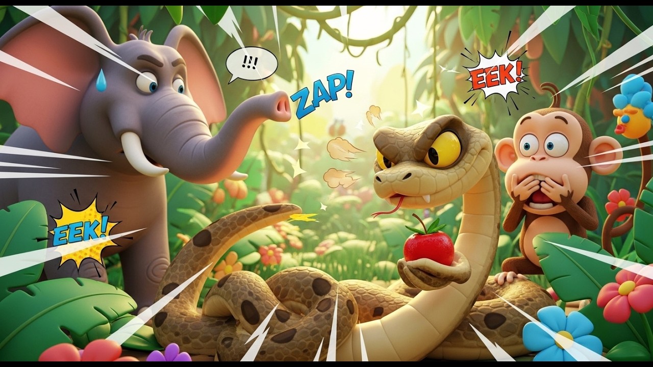 Detective de la Jungla La Serpiente Furtiva 🐍🌿 Canción Infantil de Misterio y Aventura