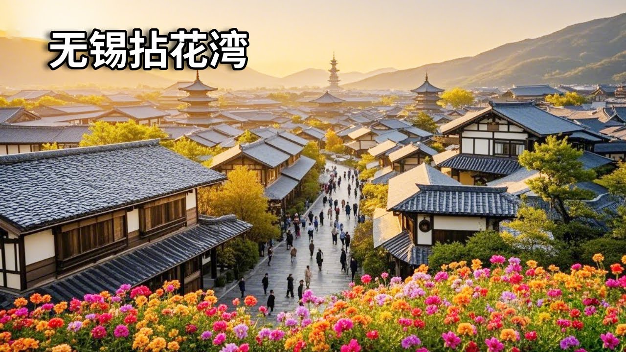 一花一世界，一叶一菩提！来充满禅意的无锡拈花湾，感受人间仙境美如画【行走世界的北京老刘】