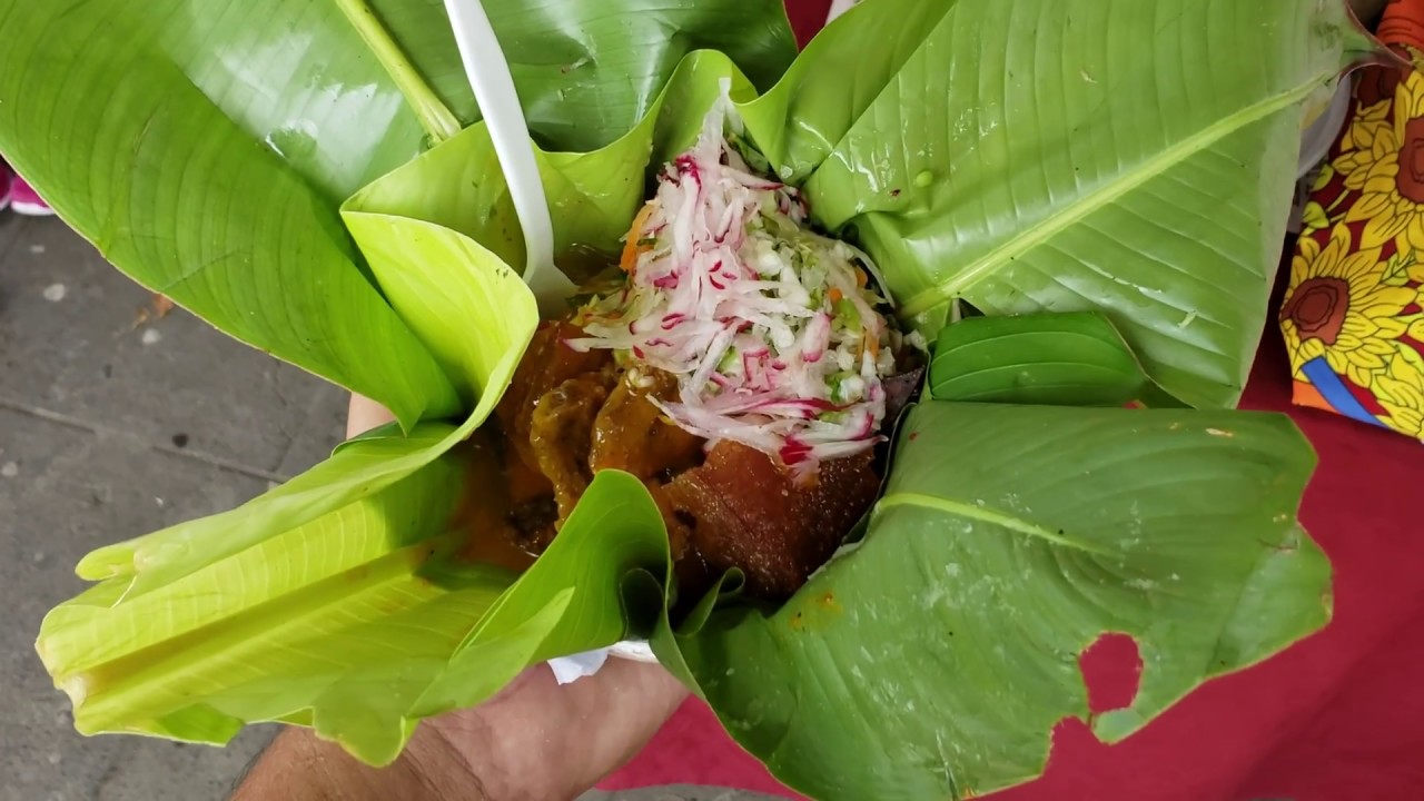 Comiendo la deliciosa Yuca de Juayua Sonsonate El Salvador Ruta de las Flores