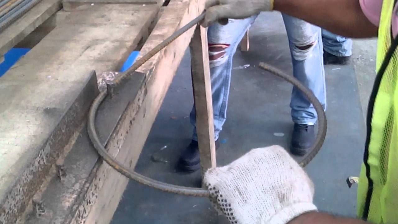 Estribo circular para pilotes