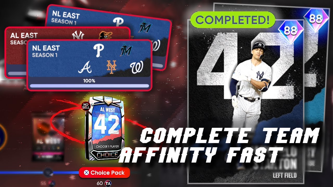 The FASTEST Way To Complete Team Affinity Programs! FREE Diamonds For No Money Spent! MLB 21 Tips
