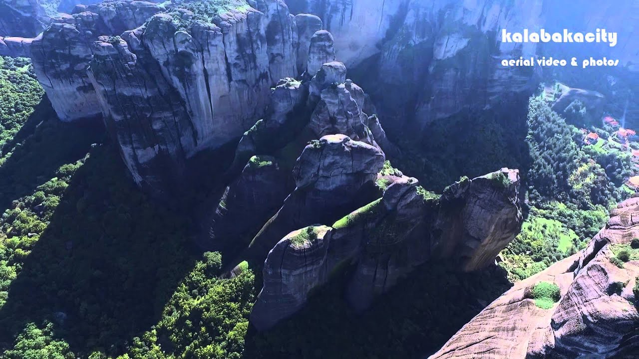 My Meteora - Μετέωρα by George Parthenis - Aerial video kalabakacity.gr