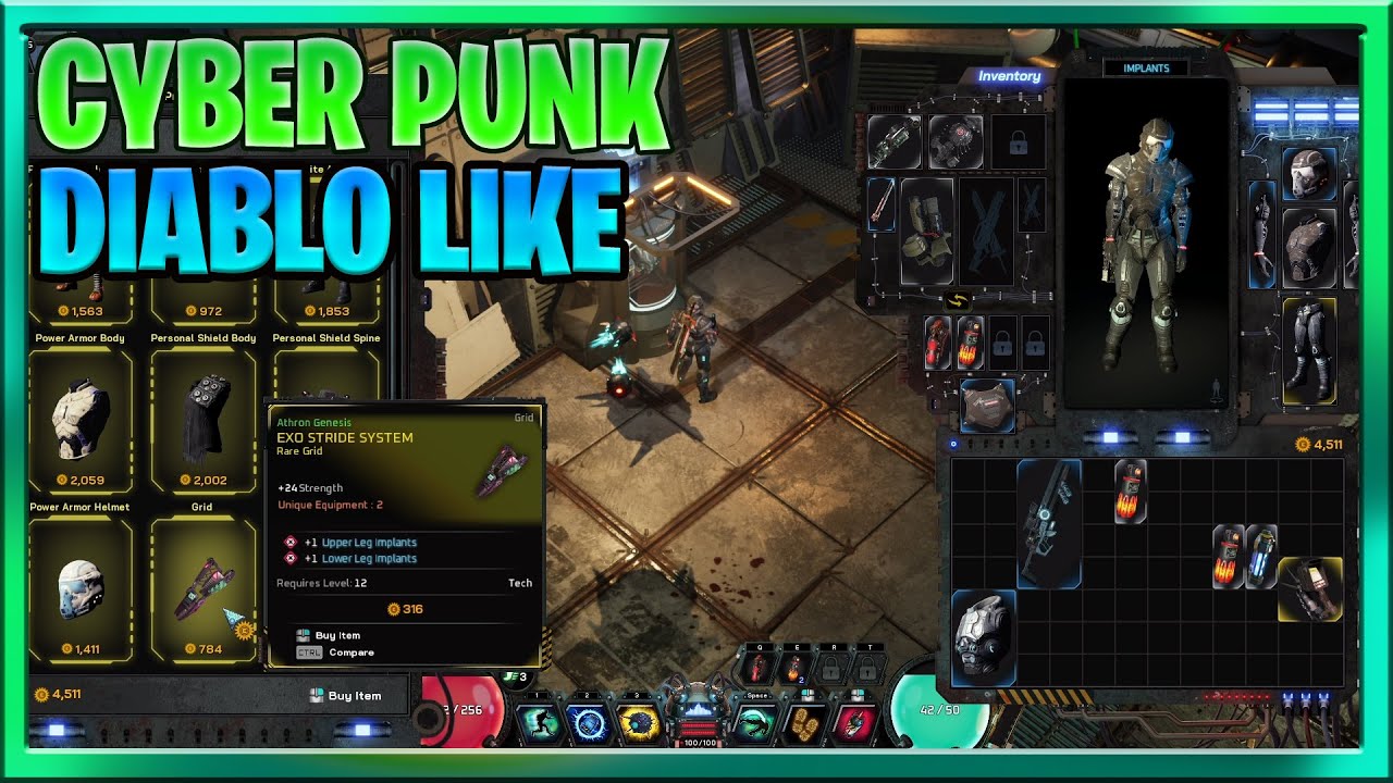 Новый Cyberpunk Diablo Like: новая экшен-RPG &laquo;Carbon&raquo; с обновлённой демоверсией, полный игровой п...